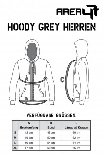 AREA 47 Hoody grey - Herren 2